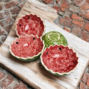 Ceramic Watermelon Bowls, 6" (4-Piece Set) - MSR Imports Inc Serving Bowls